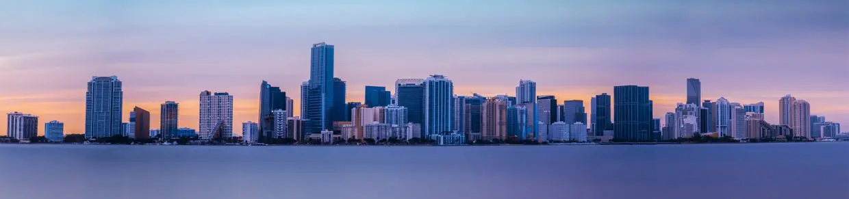 Miami Helicopter Aerial View