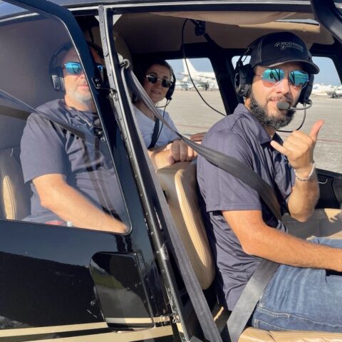 Doors off helicopter ride in Miami