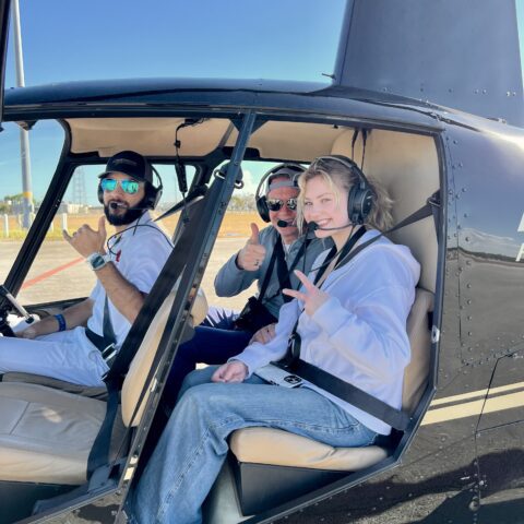 Doors off helicopter ride in Miami