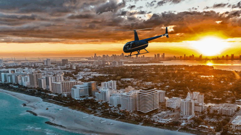 Helicopter-Tour-Sunset-Miami
