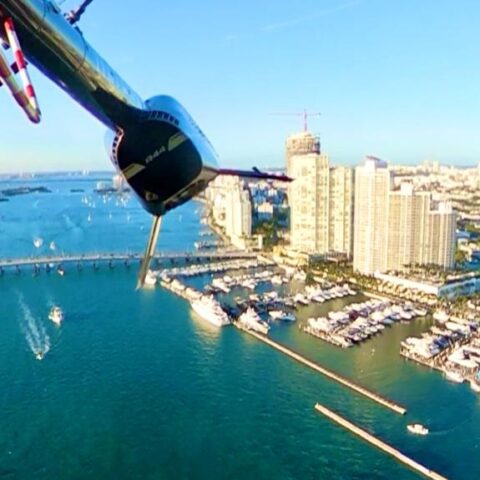 View of Miami from Helicopter