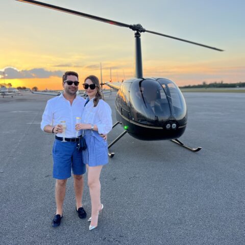 Romantic Helicopter Tour in Miami with Champagne